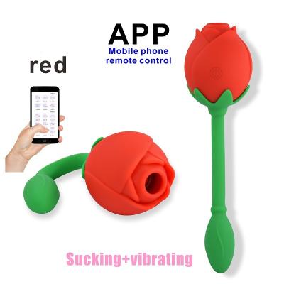 China Dispositivo de sugação Clitoral da estimulação do ponto de IPX6 Rose Clitoral Sucker Vibrator Sex Toy Vagina G à venda