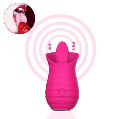China USB que carrega o Massager de lambedura elétrico 7000RPM do ovo de Rose Red Vibrator Sex Toy à venda