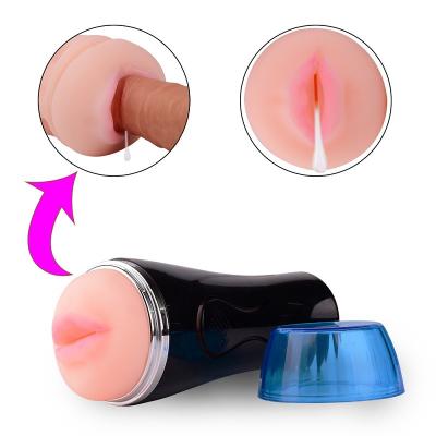 China 3D Textured a língua masculina elétrica 22cm orais de sugação do vibrador da bala do copo do Masturbator à venda