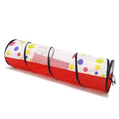 China Custom Polyester Fabric Kids Play Games Fun Folding Easy Pop Up Cheap Indoor Play Tunnel Boys And Girls Tunnel Tent for sale