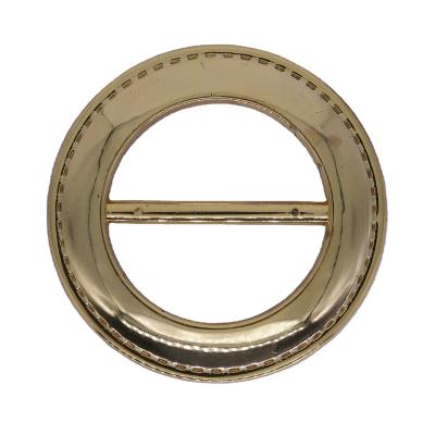 China Viable Pattern Solid Color Coat Buckle Dress Buckle Suitable For Handbag Fashion Accessories Women's Round Belt Buckle for sale