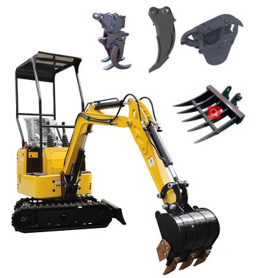 China Construction Material Shops 1ton 2ton Hydraulic Mini Digger Mini Digger Dual Speed Mini Crawler Digger With EURO V-Motor for sale