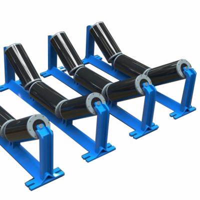China Construction works Customized Industrial Carbon Plastic HDPE / UHMWPE Conveyor Roller Assembly for sale