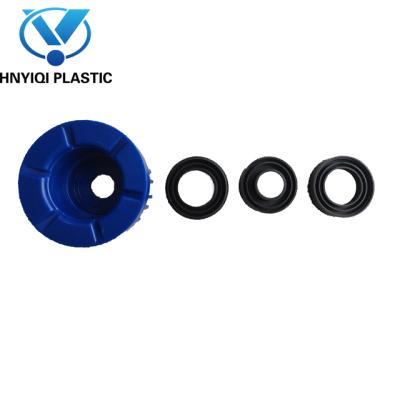 China Construction works HDPE Conveyor Plastic Idler Roller Bearing Housing Bearing End Cup From Plant for sale