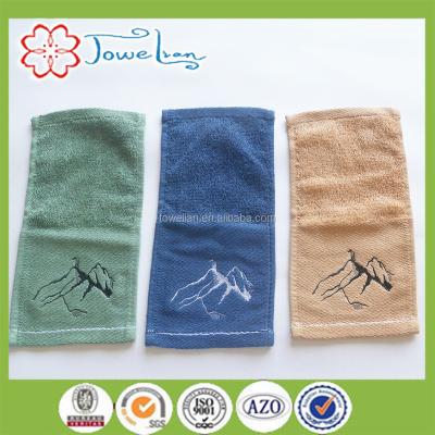 China Compressed 100% cotton embroidered little hand towel (Hand towel / toalha de mao / toalla de mano) for sale
