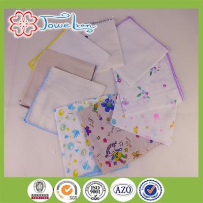China Printed 100% cotton kids or baby handkerchief for sale