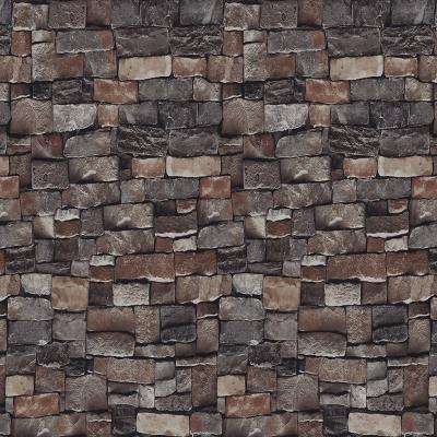China 3D Brick Stone Wallpaper for Bedroom Peel and Stick Home Decor Removable for sale