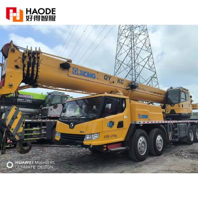 Chine 2020 year Used Truck Crane 42.7 Ton Crane Used Truck Cranes Qy55 Kc original paint à vendre
