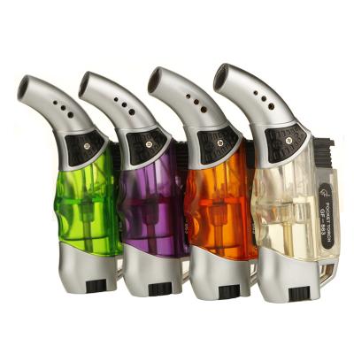 China XY840863 Minimalist Single Torch Kitchen Butane Gas Torch Fire Burner Cigar Refillable Cigar Lighter Cooking Jet Torch Lighter for sale