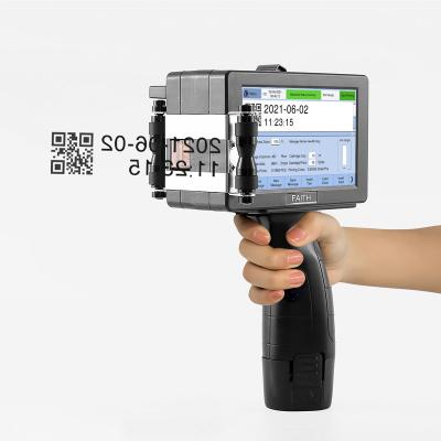 China Hotels Faith 12.7mm Size Multi-languages Batch Number Due Date Printing Portable Handheld Inkjet Printer for sale