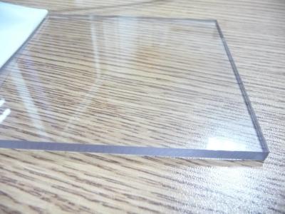China Transparentes Polycarbonats-Blatt/beständiges UVpolycarbonat bedeckt Schallmauer zu verkaufen
