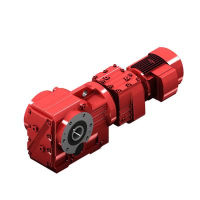 China Garment Shops hot sale 2023 hardening teeth manufacturer large range ratio customization OEM ODM K reducer helical series gearbox for sale