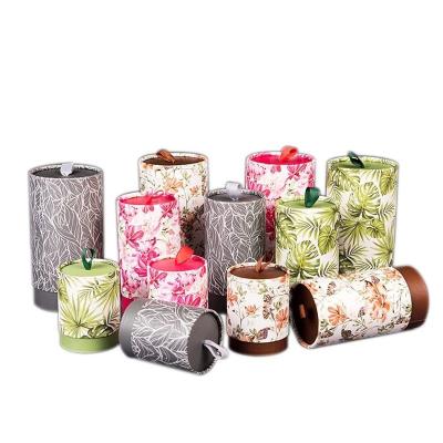 Cina Scatole Scatole di imballaggio Carta bianca cartone corda di seta Stampa tubo Festa di nozze Pacchetto regalo tubo in vendita