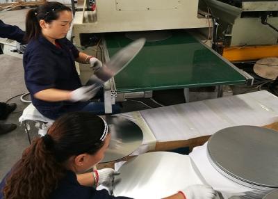 China Runder Aluminiumdurchmesser Kochgeschirr-Pizza-Pans 3003 disketten-100mm keine Behandlungs-Oberfläche zu verkaufen