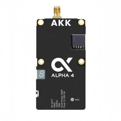 China AKK Alpha 4 VTX 5.8G 4W 80CH 1w/2w/3w/4w Power Switchable Smart Audio FPV Video Transmitter for Drone for sale