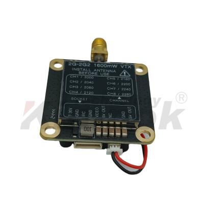 China FPV 2.2G 1.6W VTX 2.2Ghz PIT 25mW 200mW 1600mW Drone Video Transmitter and Receiver for Audio Video Transmission for sale