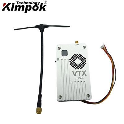 China 30km 1.2Ghz 5W FPV VTX VRX Drone Video Transmitter And Receiver 1170MHz-1310MHz for sale