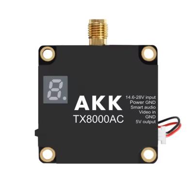 China AKK 8W VTX 5.8G 8W Wireless Video Transmitter 8000mW FPV VTX Support Smart Audio for RC Drone FPV Racing for sale