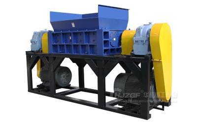China Double Shaft Shredder Machine With Two Wear Resistant Shredding Rollers for sale