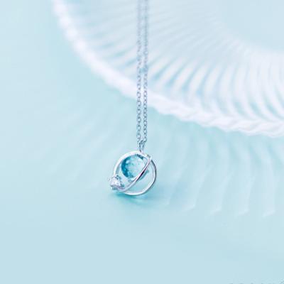 China Popular fashion necklace jewelry, 925 ribbon necklace, gift for girlfriend for sale