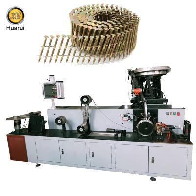 China Factory Cheapest Price Coil Nail Making Line, Automatic Steel Wire Nail Assembling Making Machine, High Speed Coil Nail Welding Machine for sale