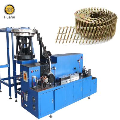 China Factory Most Efficiency Coil Nail Making Machine Automatic Steel Wire Coil Nails Collator / High Speed Coil Nail Making Welding Machine for sale