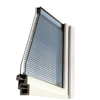 China Modern Upvc Louver Windows Built In Blinds With Double Hollow Glass for sale