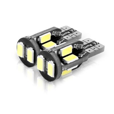 China T10-10SMD-5630 brightest t10 led bulb DC 12-24V t10 led lamp replacement bulbs car head light 0.43*0.35*1.02 inch for sale