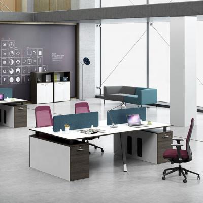 China Cheemay Convertible Modern Office Workstations Staff Table And Chair In Office Work Desk for sale