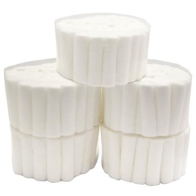 China Pure Cotton 100% Cotton Water Absorbent Medical Cotton Roll / Disposable Dental for sale