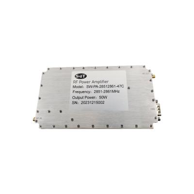 China 2851-2861 MHz RF S Band PSat 47 dBm High Power Amplifier for microwave link ensuring reliable communication. for sale