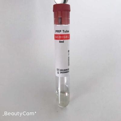 China Platelet Rich Plasma Gel Separator Tube PRP Vacutainer in bulk for sale