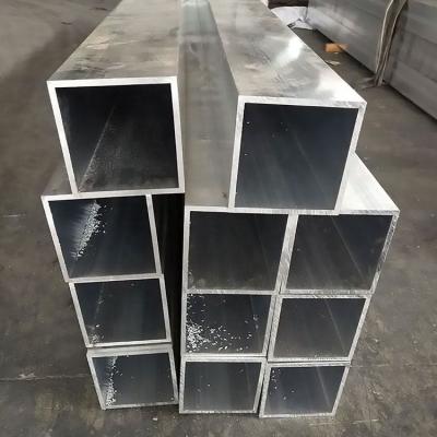 China Decorative Square Aluminium Pipe Hanging Ceiling Rectangular Aluminum Extrusion Tube with All Size for sale