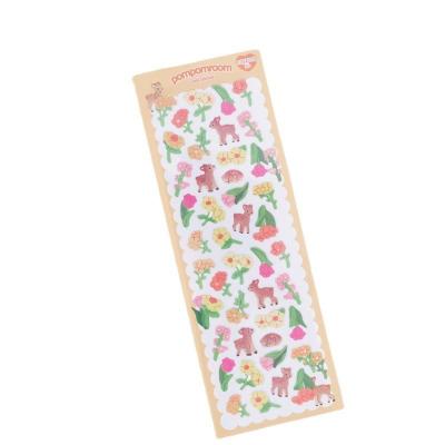 China Office Stamp Paper Stickers to color in Sticker Sheet Kiss Cut Planner Sheets for sale