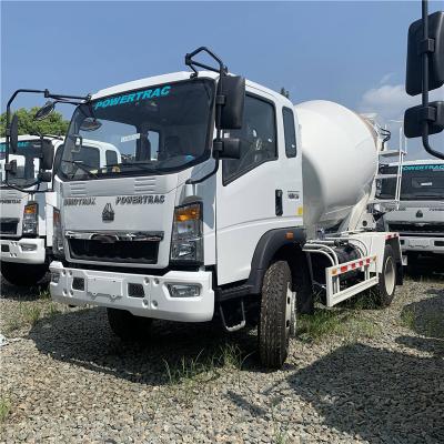 China Construction works 5000 Liters Sinotruck Cement Truck Concrete Mixer Truck for sale