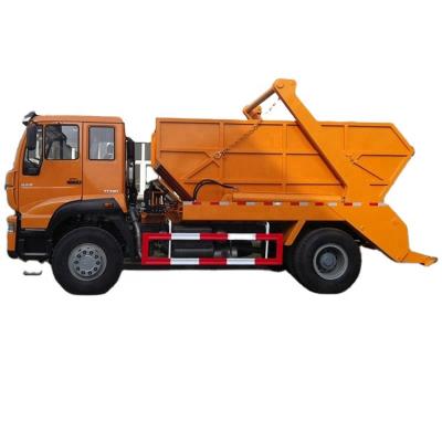 China Construction works Cheap price 10000 liters swing type folding garbage truck for sale for sale