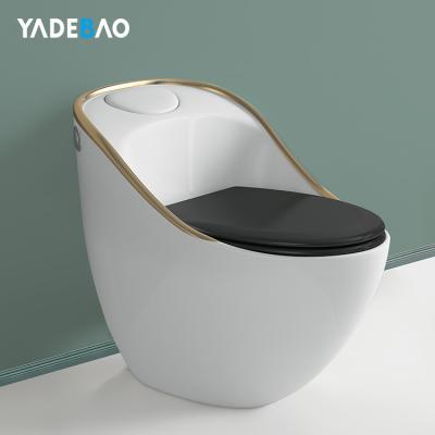 China Hot Selling Amazon Double-Flow Siphonic Wc Clip On One Piece Ceramic Lavatory Toilet For Bathroom for sale