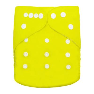 China Printed Diaper Cloth Solid Color Snap Button Diaper Patch Pockets Plain Color Simple Adjustable Washable Diapers Factory Direct Sales for sale