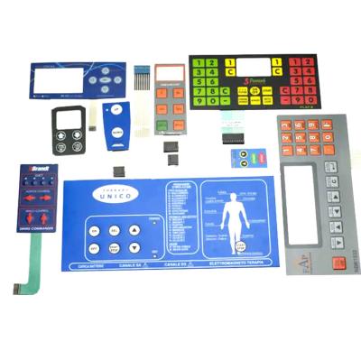 China Customized Plastic Membrane PET Switch For Industrial/Medical With LED Color for sale