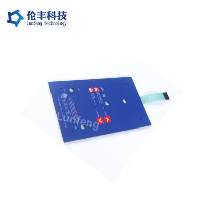 China Medical Flat Membrane Keypad with DC 12V Voltage Rating and Wide Operating Temperature Range for sale