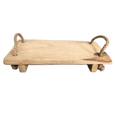 China Europe Hanging Shelves Wooden Wall Shelves Rustic Home Decor Triangle Floating Shelf Tray for sale