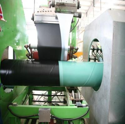 China Material de chaqueta exterior de polietileno HDPE de alta densidad Proyecto Turkey proporcionado Polyurethane pulverización espuma máquina de fabricación de tuberías de acero preinsuladas para Tpipe Dia 508-1620mm en venta