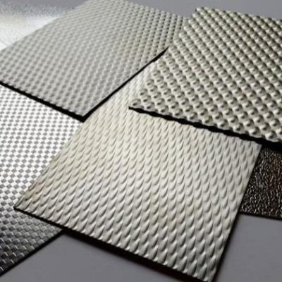 China 304 316L 430 Customized Anti Slip Embossed Stainless Steel Plate/Stainless Steel Patterned Plate for sale