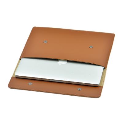 China Cute OEM BSCI Factory Men Premium Women PU Rainproof Leather 11/12/13/14/15 Inch Laptop Sleeve Bag For Dell Notebook for sale