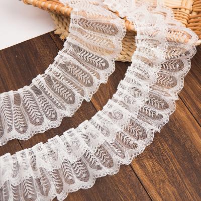 China Other Bridal Mesh Lace Trimming 9cm Thin , Korea Lace Fabric Lace Trim for sale