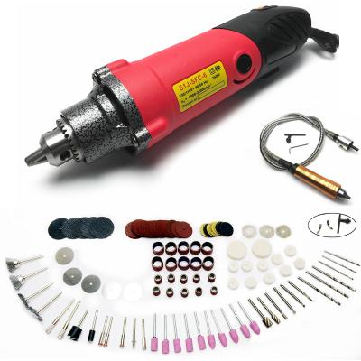 China Factory Price Sells 240W Speed Adjusting Mill DIY 6MM140 0.5-6.0MM Electric Rotary Tool Grinding Machine Handheld Sets for sale