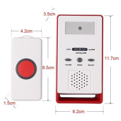 China Indoor Safe Radio Remote Nurse Alert System With Patient Call Button And Caregiver Pager for sale