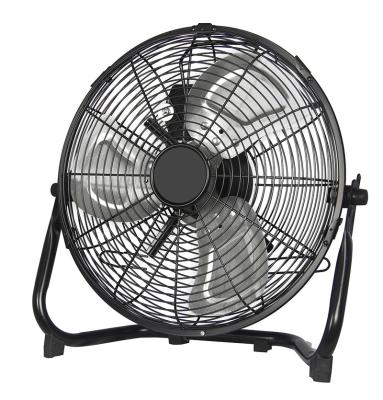China High Speed 14 Inch Commercial Indoor Metal Copper Motor Fan Metal Electric Floor Fan With 3 Speed Setting for sale