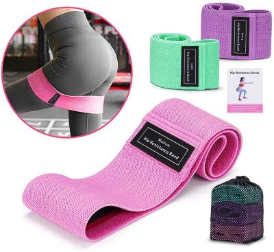 China Pull Up Aid Butt Booty Bands Wholesale Hip Heavy Resistance Cloth Fabric Loops Private Label Resistance Band for sale