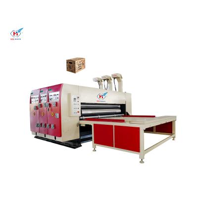 China Hotels High Speed Fast Color Printing Machine Multi Printer Slotter Die Cutter Machine Multi Color Printing Machine for sale